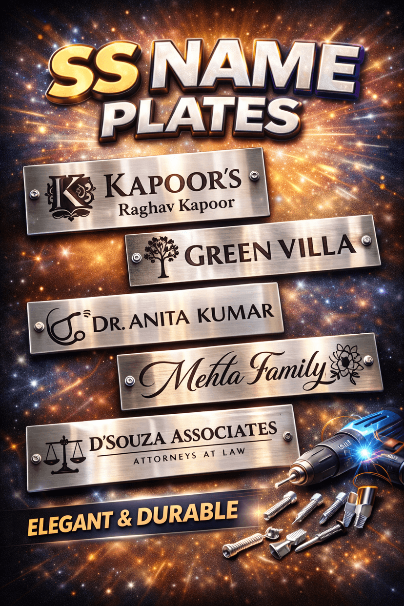 SS Name Plates